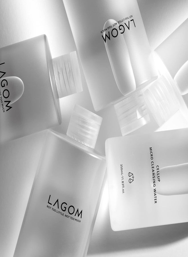 LAGOM Cellup Micro Cleansing Water, Natural Micellar, Moisturizing Face Wash, Facial Cleanser for All Skin Type 11.83 Fl Oz - Image 3